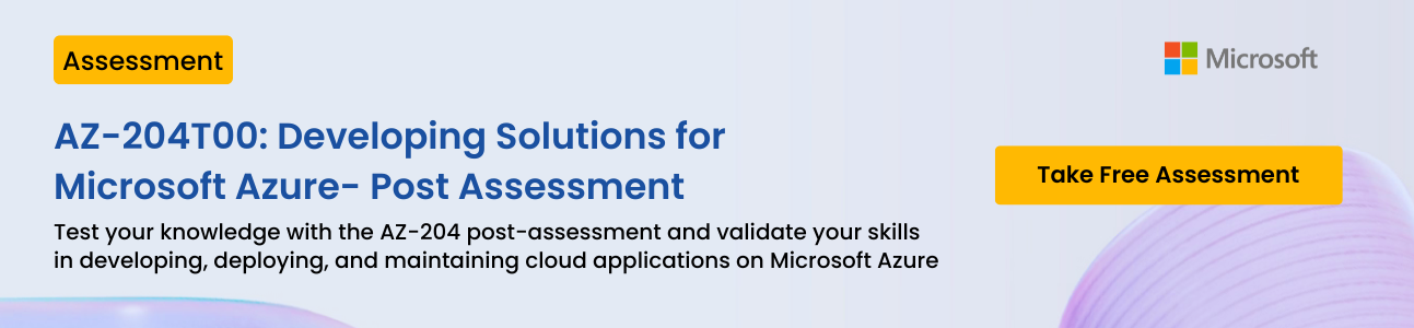 Developing Solutions for Microsoft Azure- Post Assessment